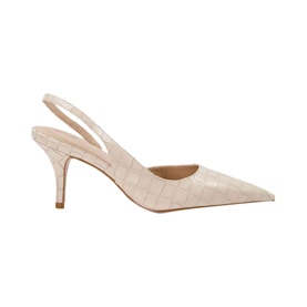 Century Woven Leather Sling-Back Heels