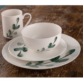 Eucalyptus 16 Piece Tableware Set