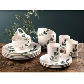 Eucalyptus 16 Piece Tableware Set