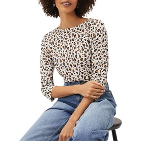 Florentine Leopard Print Top