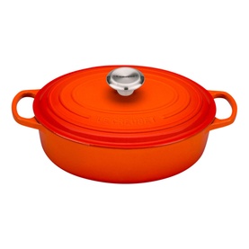 Signature Cast Iron Oval Casserole 27cm