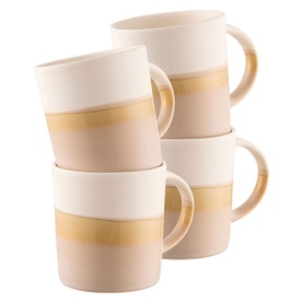 Saffron Set of Four Mugs