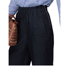 Linen Indigo Trousers