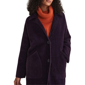 Floressa Fluffy Knit Coat