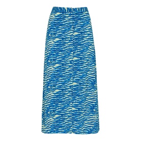 Seafoam Button Midi Skirt