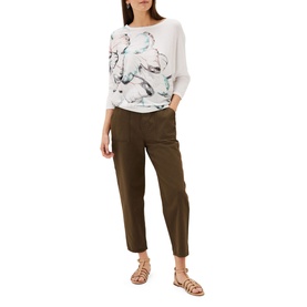 Jade Butterfly Print Sweater