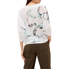 Jade Butterfly Print Sweater