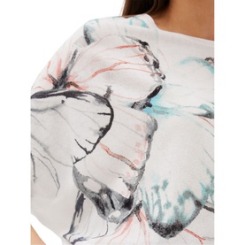 Jade Butterfly Print Sweater