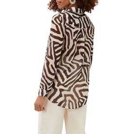 Isabella Longline Zebra Shirt