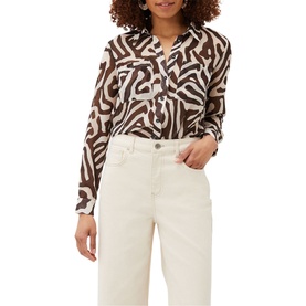 Isabella Longline Zebra Shirt