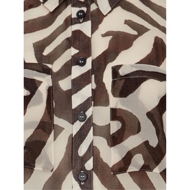 Isabella Longline Zebra Shirt