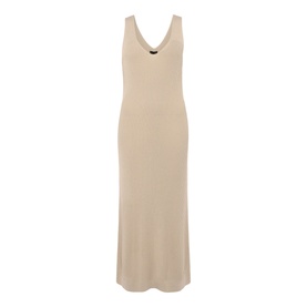 Lindan Rib Knit Midi Dress