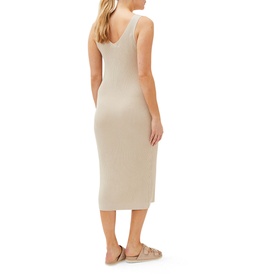 Lindan Rib Knit Midi Dress