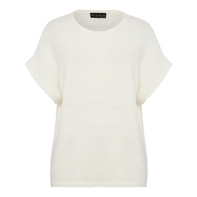Lisa Ribbed Short Sleeve Sweater