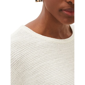 Lisa Ribbed Short Sleeve Sweater