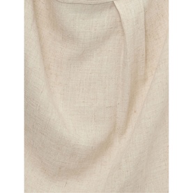 Phase Eight Mona Co-Ord Blouse in cream linen-viscose blend, close-up detail showing patch pocket and fabric texture