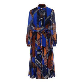 Chantilly Chiffon Shirt Dress