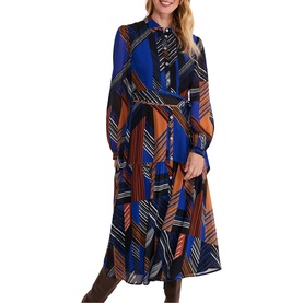 Chantilly Chiffon Shirt Dress