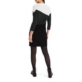 Mali Textured Stitch Colour Block Dress