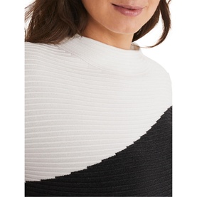 Mali Textured Stitch Colour Block Dress