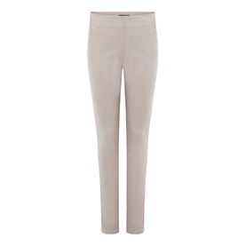 Phase Eight Amina Jeggings in brown with exposed side zip, slim leg silhouette and elasticated waistband