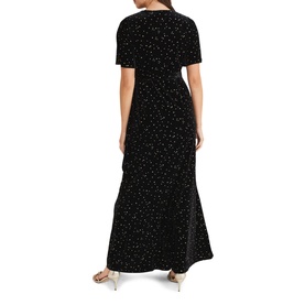 Holly Velvet Star Wrap Dress
