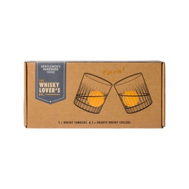 Cocktail Tumbler & Whiskey Stones Set