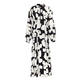 Luana Geo Zip Front Midi Dress
