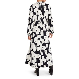 Luana Geo Zip Front Midi Dress