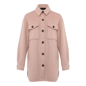 Sammy Plain Wool Shacket