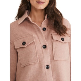 Sammy Plain Wool Shacket