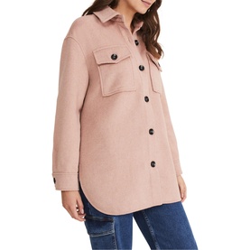 Sammy Plain Wool Shacket