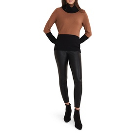 Zasha Colourblock Cowl Neck Sweater