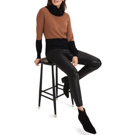 Zasha Colourblock Cowl Neck Sweater