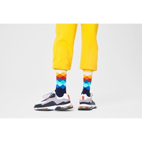 Faded Diamond Socks