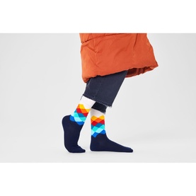 Faded Diamond Socks