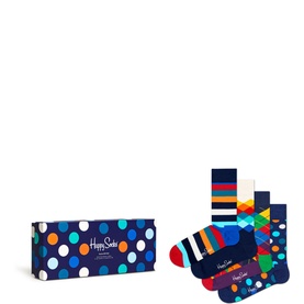 Four-Pack Multicoloured Socks Gift Set