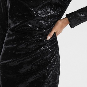Jodie Sequined Midi Dress