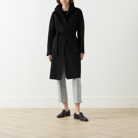 Lilia Cashmere Wrap Coat