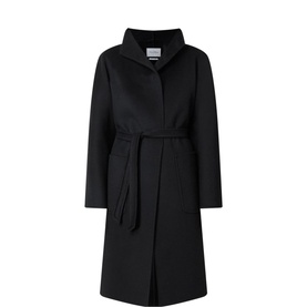 Lilia Cashmere Wrap Coat
