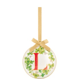 Enamel Letter L Decoration