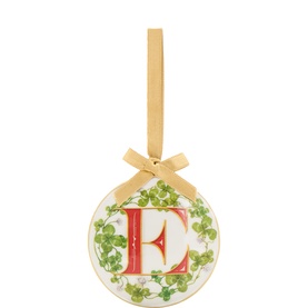 Enamel Letter E Decoration