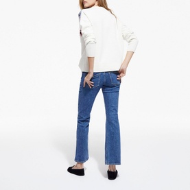 Geometric Embroidered Sweater