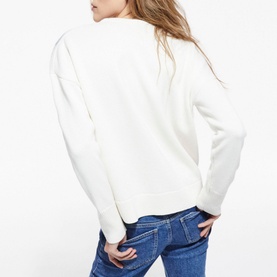 Geometric Embroidered Sweater