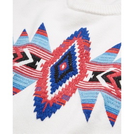 Geometric Embroidered Sweater