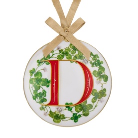 Enamel Letter D Decoration