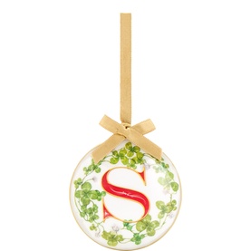 Enamel Letter S Decoration