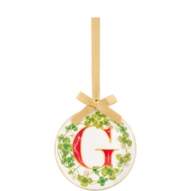 Enamel Letter G Decoration