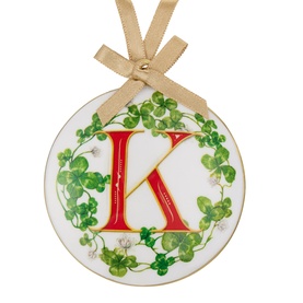 Enamel Letter K Decoration