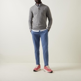 Polo Logo Half-Zip Sweater